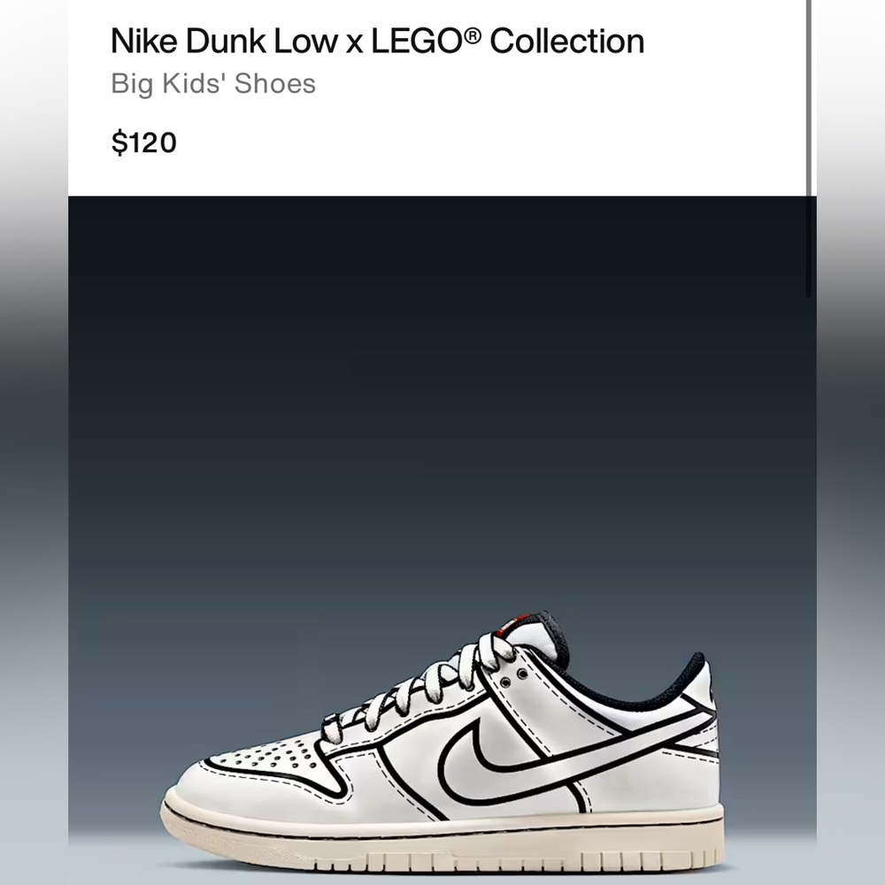 Brand new in box
Nike Dunk Low x LEGO Collection Little Kids' Shoes size 1
